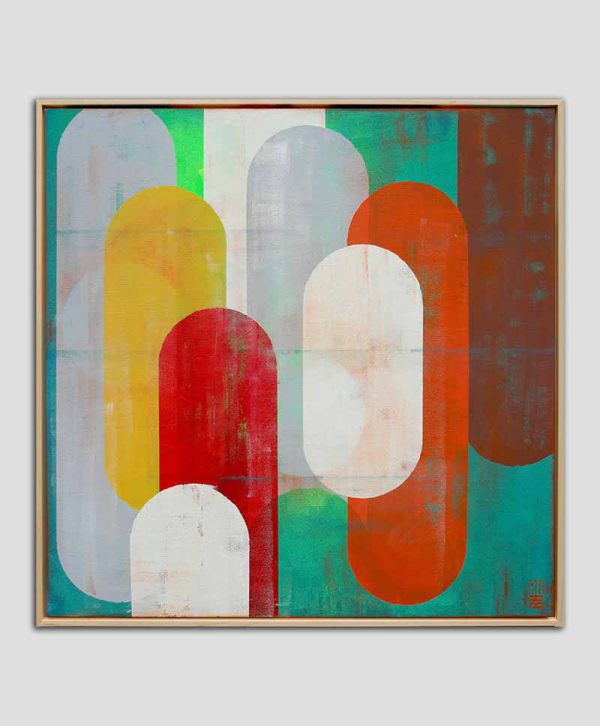 Traffic FC Brown- Modern schilderij