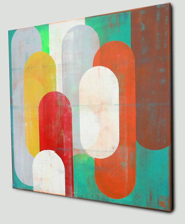 Traffic FC Brown- Modern schilderij - Afbeelding 5