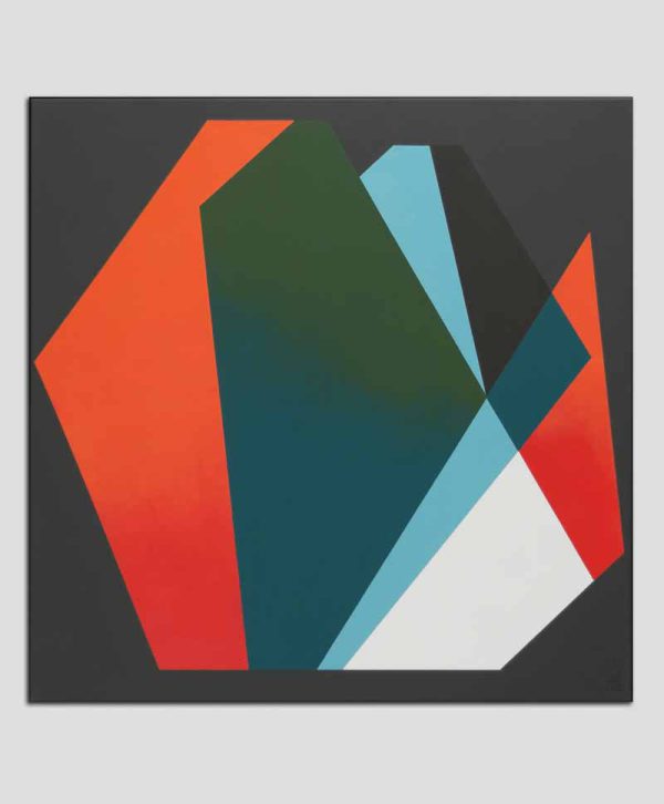 Diamond Red-Blue Whale - Modern schilderij - Afbeelding 5