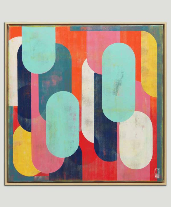 Traffic Full Color- Modern schilderij