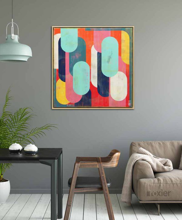 Traffic Full Color- Modern schilderij - Afbeelding 2