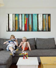 groot formaat panelen schilderij