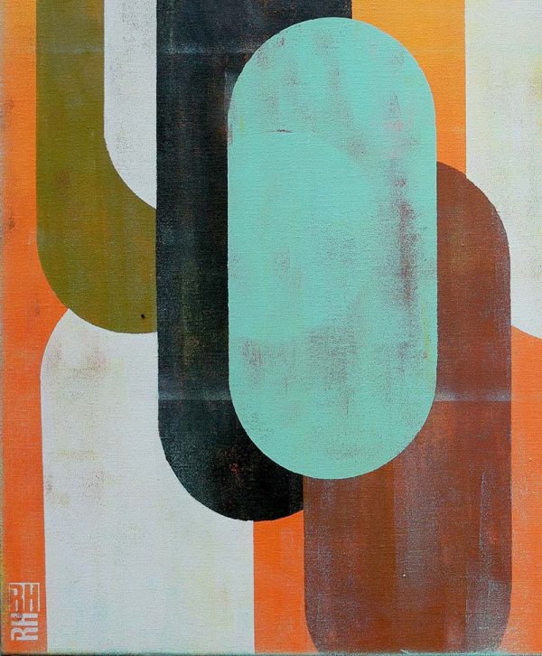 Abstract schilderij Traffic sunny