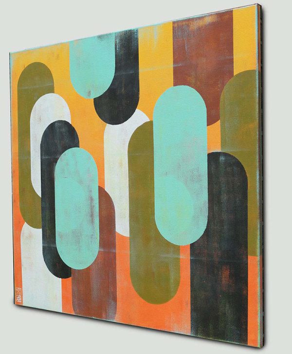 Abstract schilderij Traffic sunny