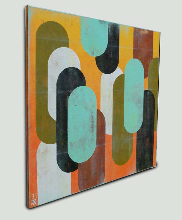 Abstract schilderij Traffic sunny