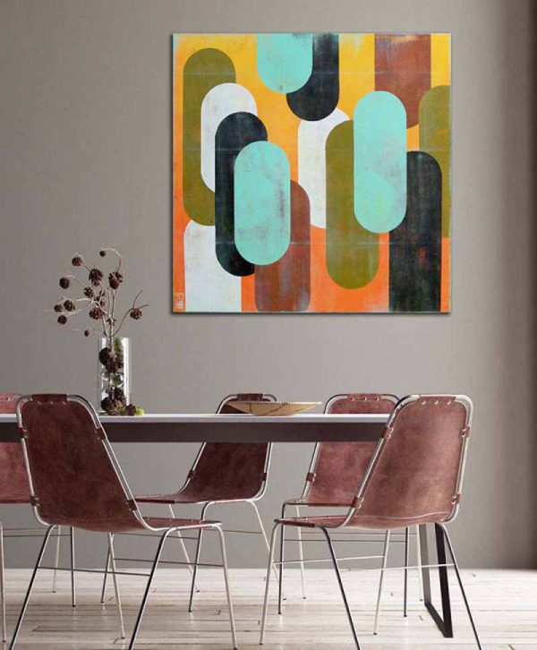 Traffic Sunny & Brown - Moderne kunst - Afbeelding 2
