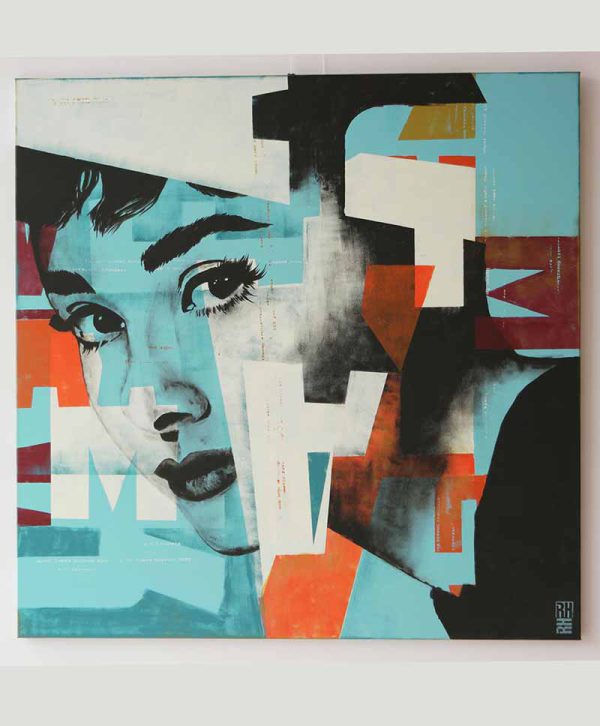 Audrey - Modern schilderij