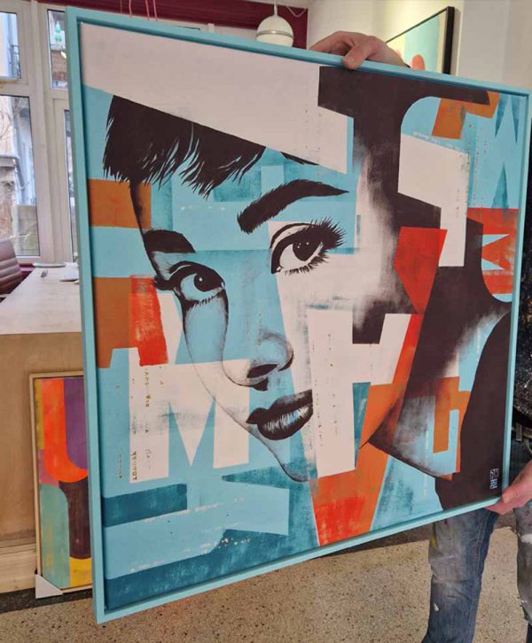 Audrey - Modern schilderij - Afbeelding 7