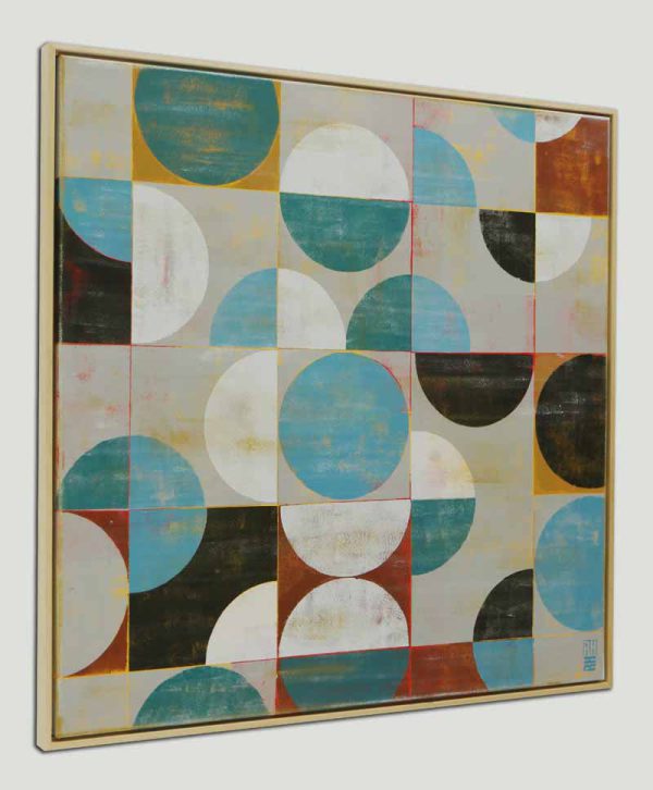 Traffic Square Grey- Modern schilderij