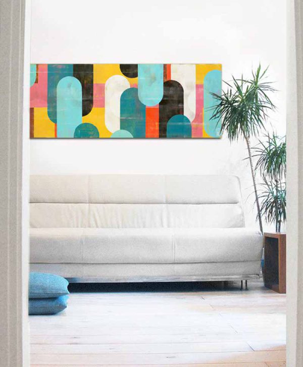 Traffic Pink 50 - Modern schilderij - Afbeelding 2