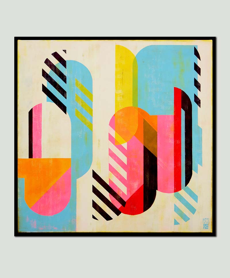 Pop art schilderij - ICON 8 - Ronald Hunter