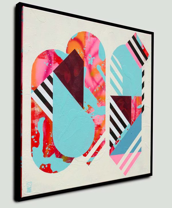 Kleurrijk schilderij ICON#16 - Pop art style