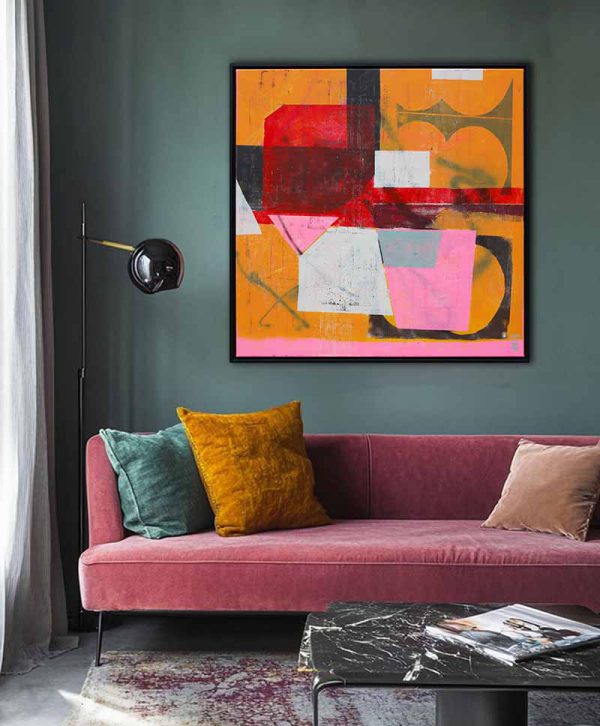 Fractured Orange Pink - Afbeelding 4