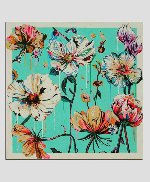 Bloemen schilderij-Fantasie Flowers