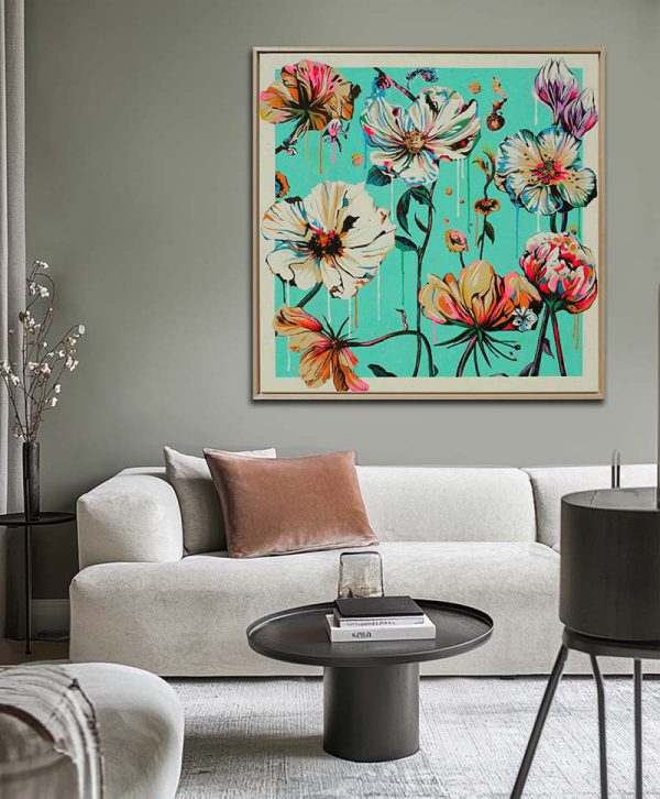 Bloemen schilderij-Fantasie Flowers