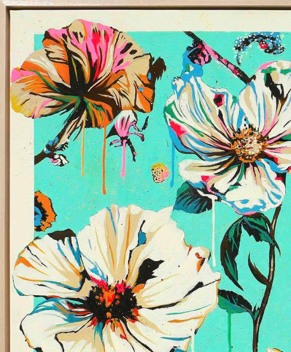Bloemen schilderij-Fantasie Flowers