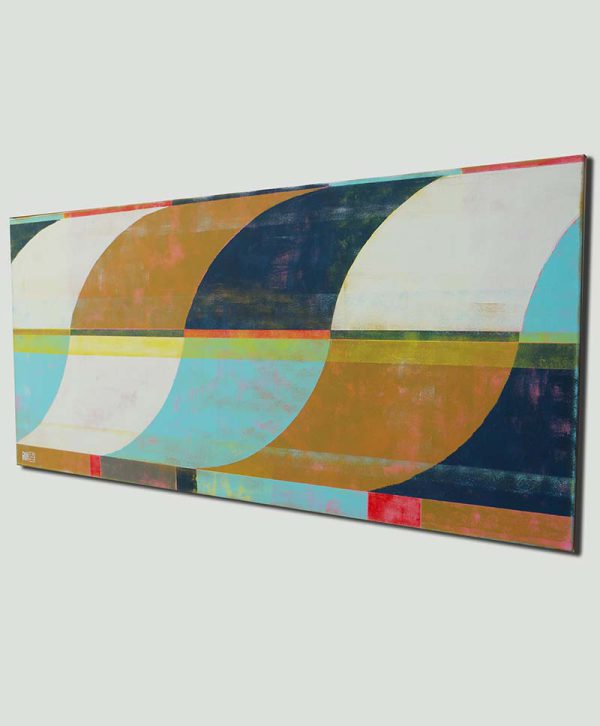Circle in Circle Turquoise 70 - Afbeelding 3