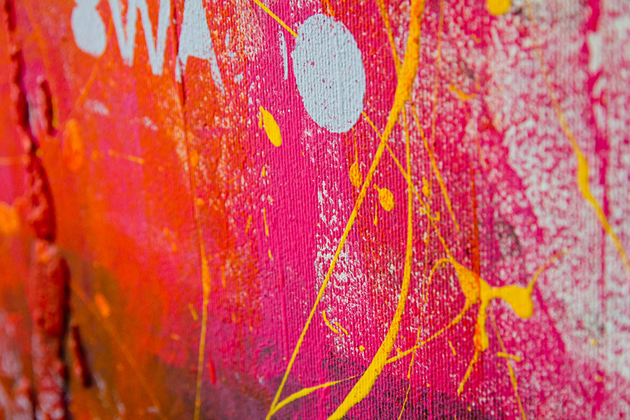 Detail van Ronald Hunter werk nederlandse kunstenaar