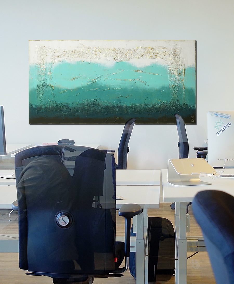 blauw schilderij kopen