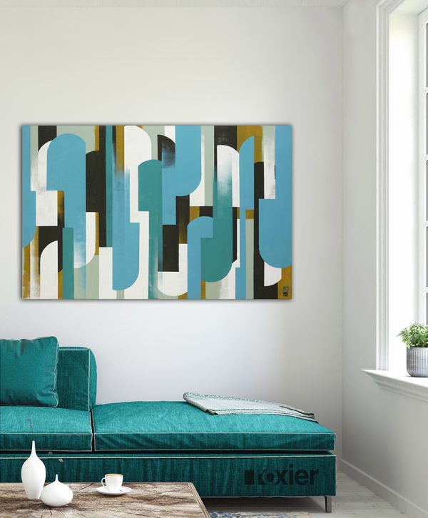 Traffic Blue & Blue - Ronald Hunter - Afbeelding 2
