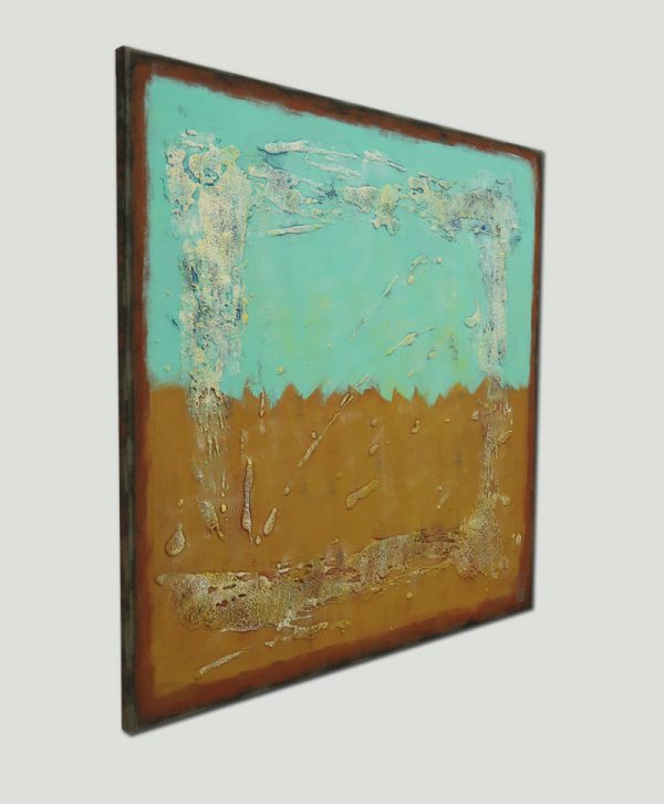 Sand & Turquoise Square  - Ronald Hunter - Afbeelding 3