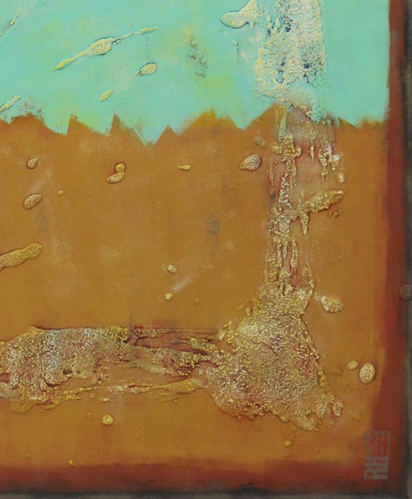 Sand & Turquoise Square  - Ronald Hunter - Afbeelding 6