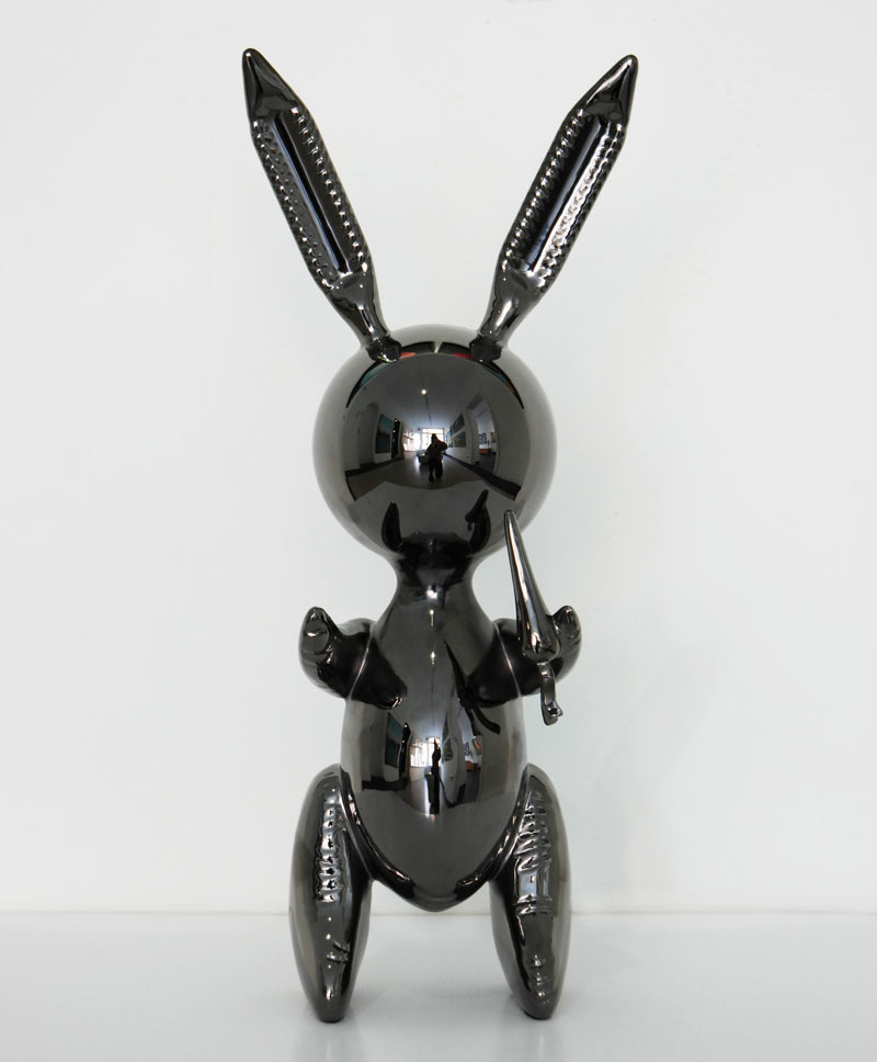 Balloon Rabbit Black XL