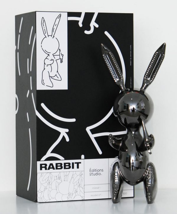 Balloon Rabbit Black XL - Afbeelding 3