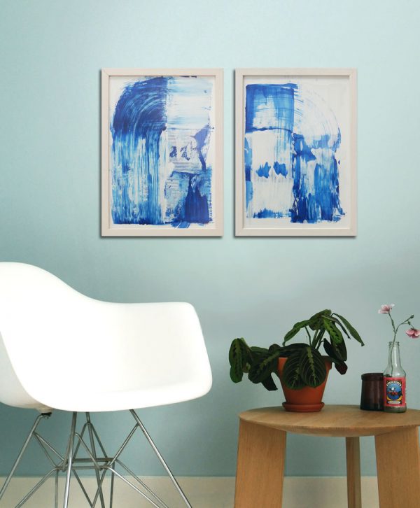 Dreamwave Blue - Incl. Lijst - Afbeelding 2
