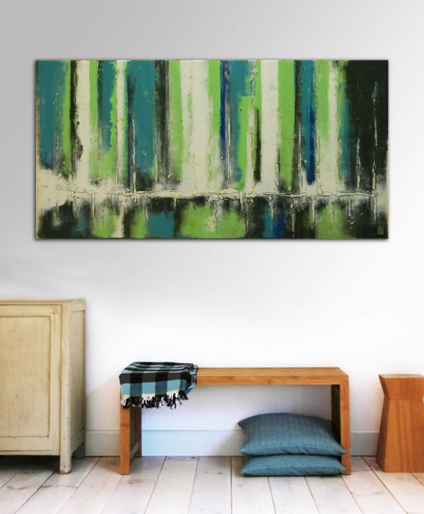 Forest Green Panels - Ronald Hunter