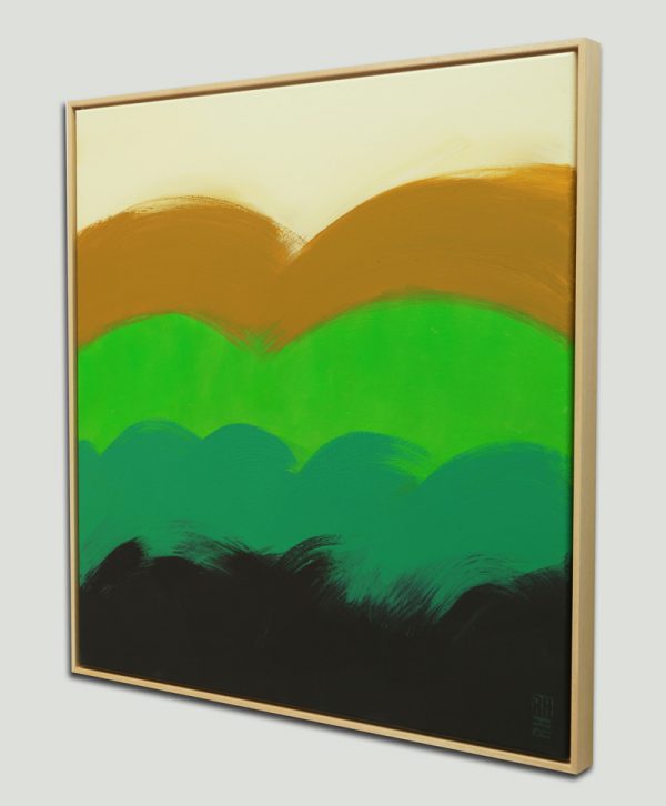 The Wave in Green - Incl Lijst - Afbeelding 4