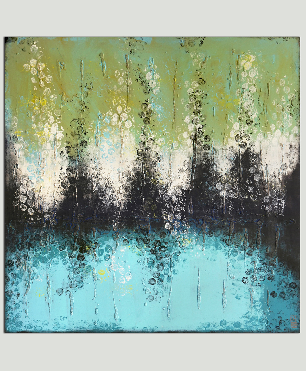 groot abstract kunstwerk