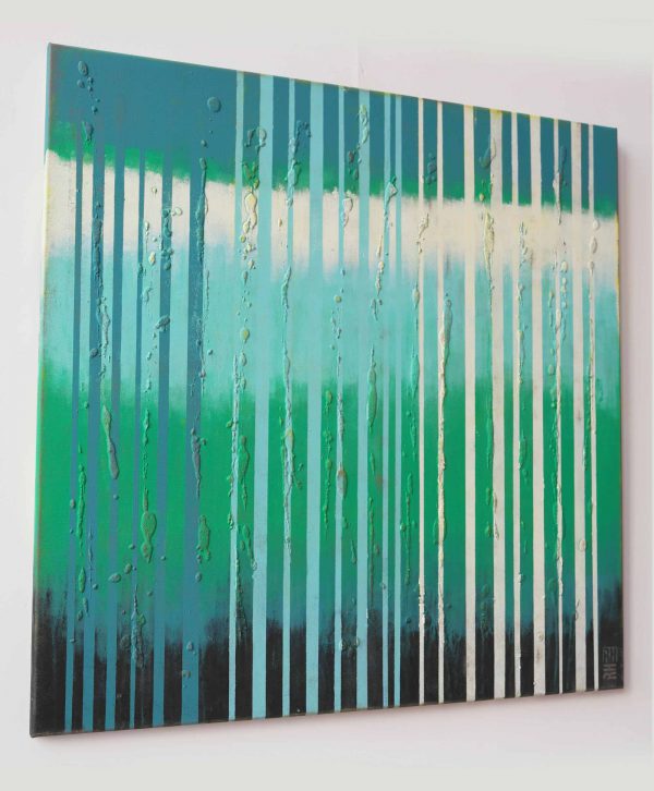 Bright Blue Lines XL - Ronald Hunter - Afbeelding 3