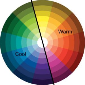kleurenwiel koude kleuren kunst kopen