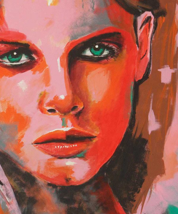 Pink Portrait - Incl. Lijst - ROCO Studio - Afbeelding 5