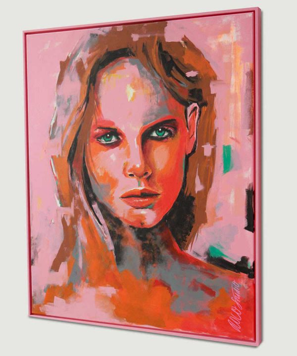 Pink Portrait - Incl. Lijst - ROCO Studio - Afbeelding 4