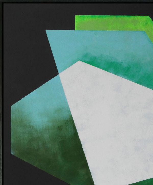 Diamond Blue Bird - Abstract schilderij - Afbeelding 3