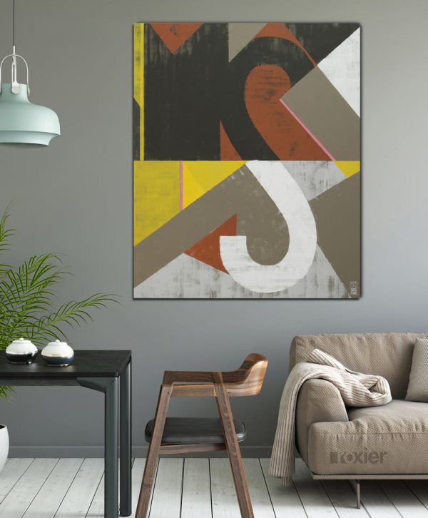 Vintage Typopop in Brown - Ronald Hunter - Afbeelding 2
