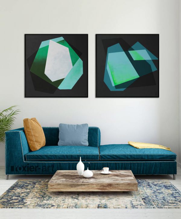 Diamond Green Hummingbird - Incl Lijst - Afbeelding 7