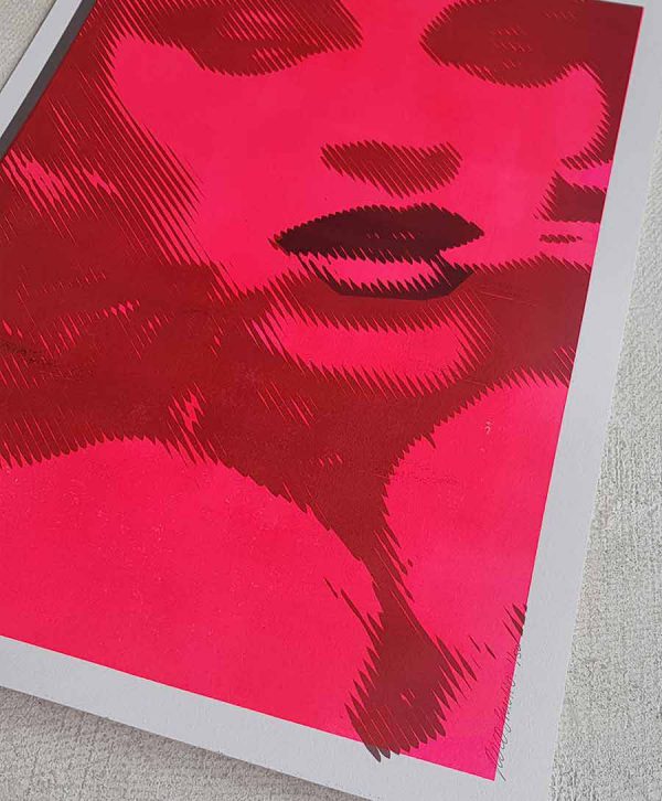 Biting Lip in Neon #2 - ROCO Studio - Afbeelding 5