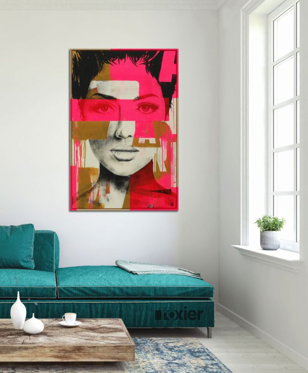 Red Eyes - Incl. Lijst - Ronald Hunter - Afbeelding 2