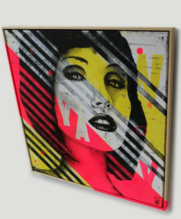 Striped Pink - Incl Lijst - Ronald Hunter - Afbeelding 4