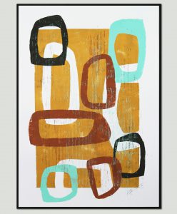 schilderijen op papier van ronald hunter