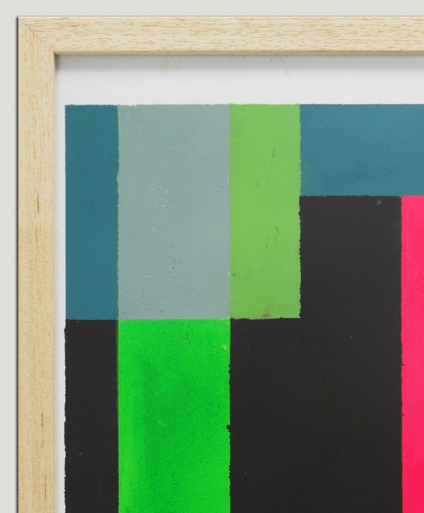 Cubistic Modern Pink - Incl. Lijst - Ronald Hunter - Afbeelding 5