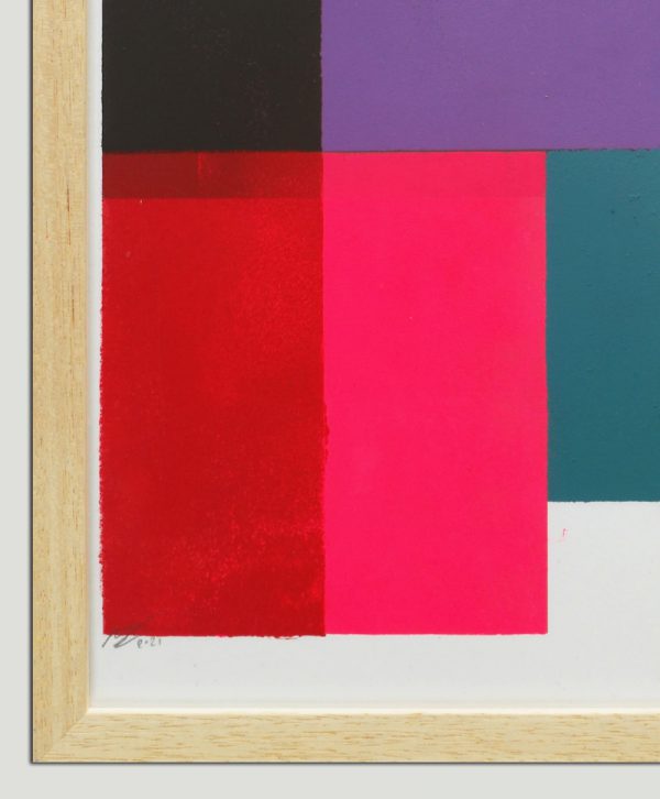 Cubistic Modern Pink - Incl. Lijst - Ronald Hunter - Afbeelding 6