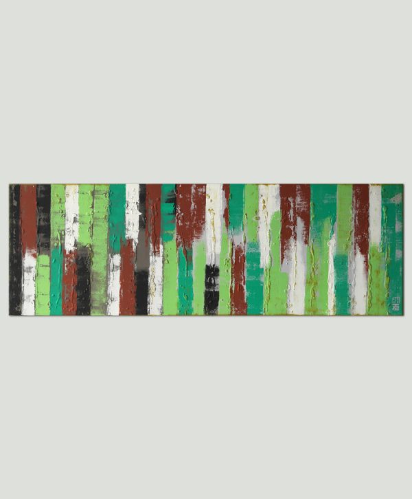 Green Paneled Landscape - Ronald Hunter - Afbeelding 3