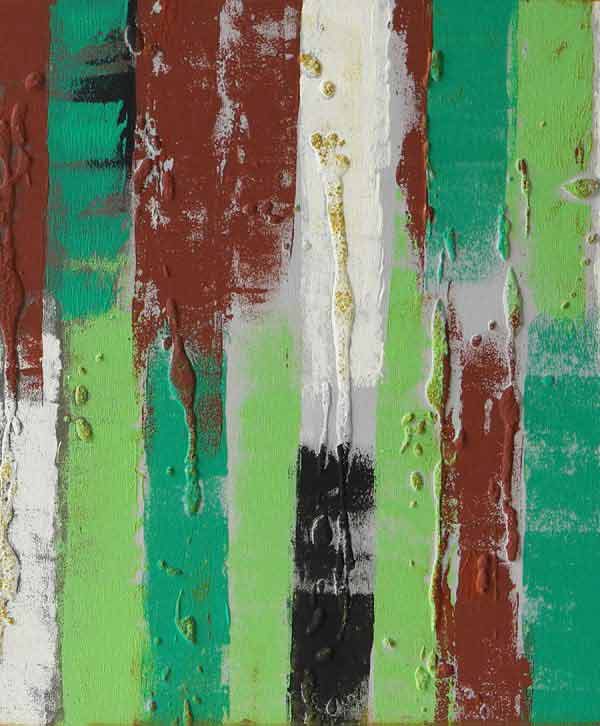 Green Paneled Landscape - Ronald Hunter - Afbeelding 4