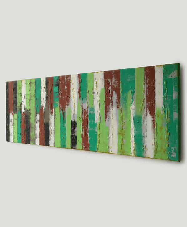 Green Paneled Landscape - Ronald Hunter - Afbeelding 2