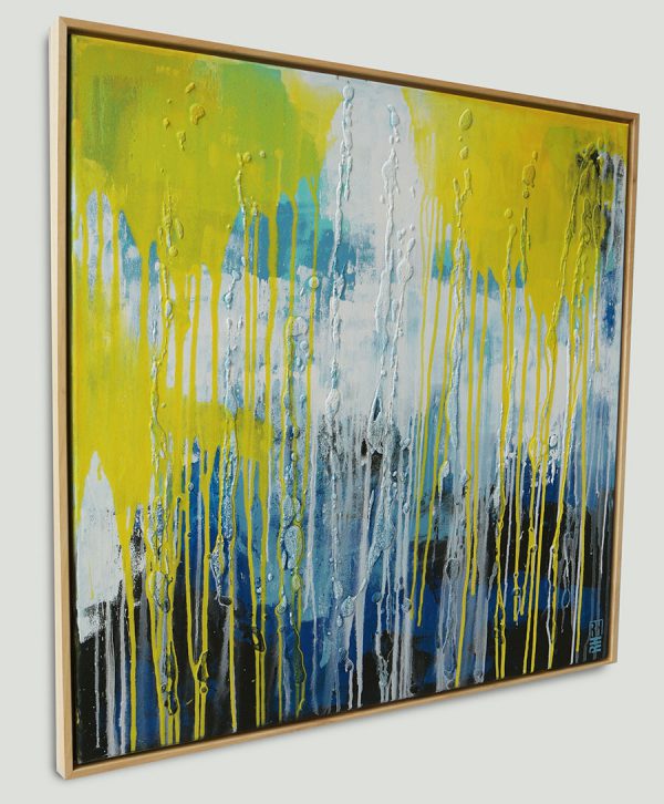 Blue Yellow Splashes - Afbeelding 3