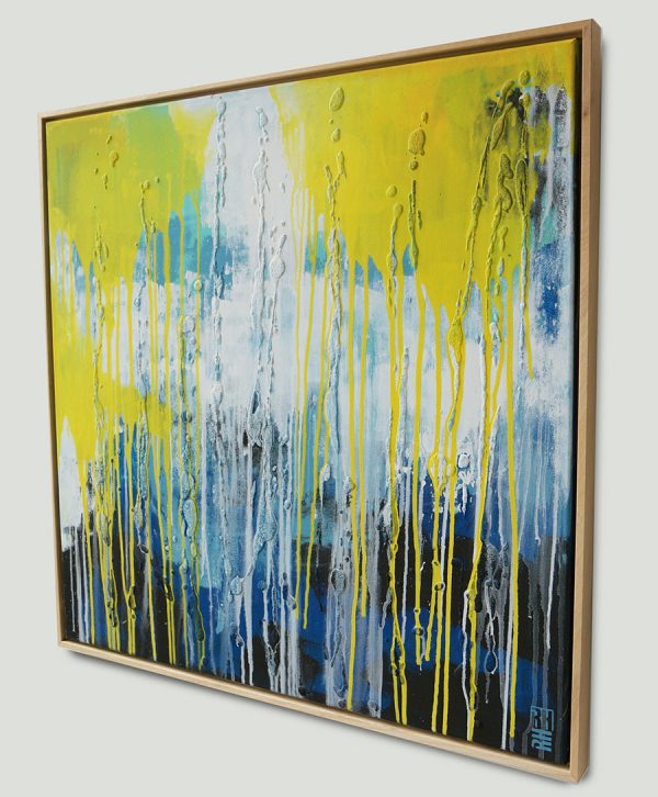 Blue Yellow Splashes - Afbeelding 4